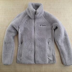 Columbia gray Womens Sherpa zip up